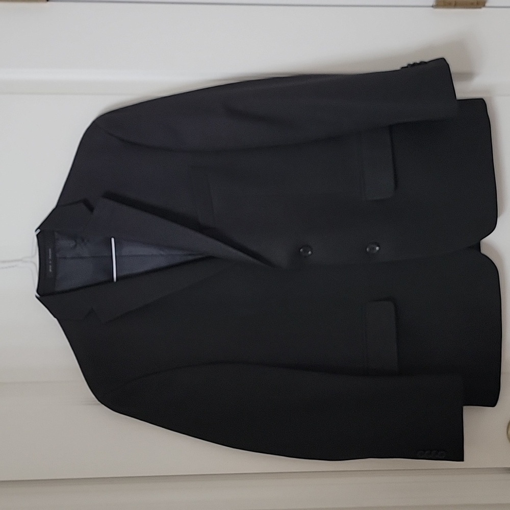 MICHAEL Michael Kors Size 40S Black Textured Sport Coat / Blazer, Like New Cond.